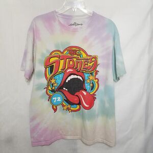 The Rolling Stones Tie Dye Tshirt Size Large Graphic